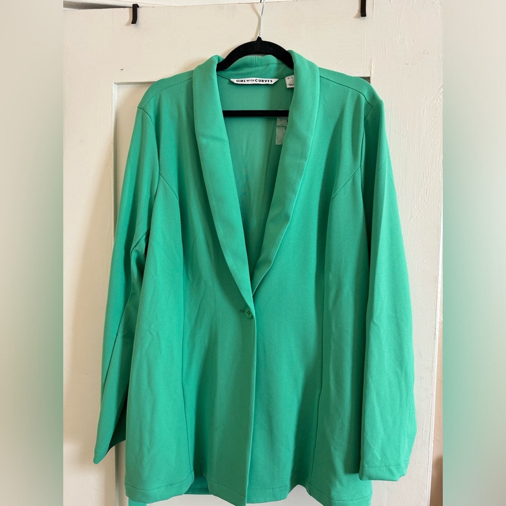 Green blazer